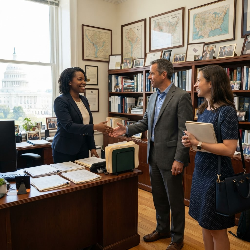 Capitol office meeting